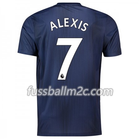 Fußballtrikots Manchester United Alexis 7 Ausweich Trikotsatz 2018-2019